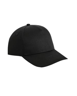 Beechfield - "Urbanwear" Snapback Mütze 5 Segmente für Herren/Damen Unisex (Schwarz)