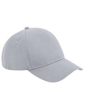 Beechfield - Baseball-Mütze 5 Segmente für Herren/Damen Unisex (Hellgrau)