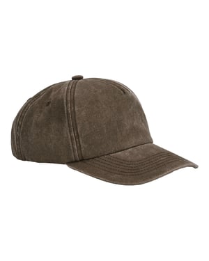 Beechfield - "Relaxed" Kappe 5 Segmente (Vintage Braun)