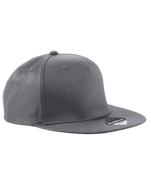 Beechfield - Snapback Mütze 5 Segmente (Graphitgrau)