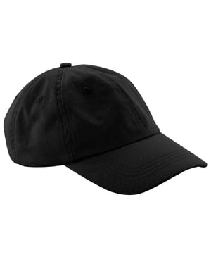 Beechfield Unisex 6 Panel Dad Kappe (Schwarz)