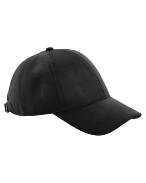 Beechfield - Kappe 6 Segmente für Herren/Damen Unisex (Schwarz)