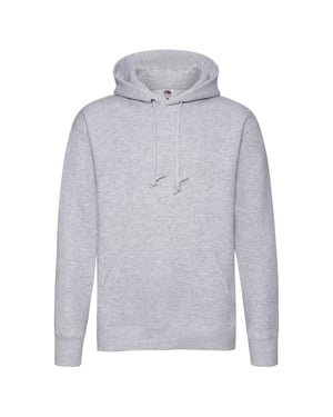 Fruit of the Loom Herren Premium Heather Hoodie (Grau meliert)