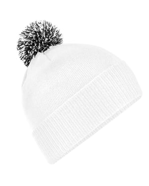 Beechfield - Mütze für Herren/Damen Unisex (Weiß/Schwarz)