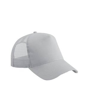 Beechfield - Trucker Cap Snapback für Kinder (Hellgrau)