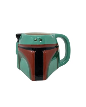 Star Wars - Kaffeebecher, Geformt, Boba Fett (Grün/Rot)
