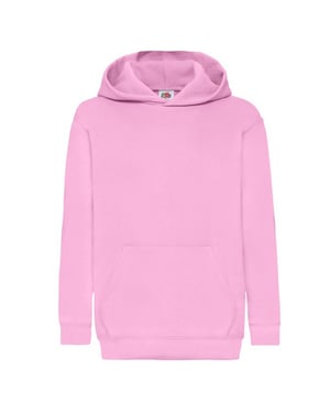 Fruit of the Loom - "Classic" Kapuzenpullover für Kinder (Hellrosa)