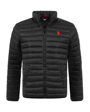 U.S. Polo Assn. Herren Steppjacke mit Stehkragen