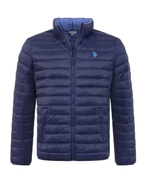 U.S. Polo Assn. Herren Steppjacke mit Stehkragen