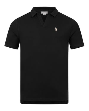 U.S. Polo Assn. Herren Poloshirt mit offenem Kragen