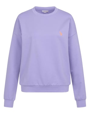 U.S. Polo Assn. Damen Sweatshirt Pullover aus Baumwoll-Stretch