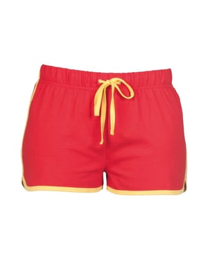 SF Women - Shorts für Damen (Rot/Gelb)