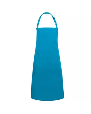 Karlowsky - Latzschürze "Basic", Tasche (Türkis)