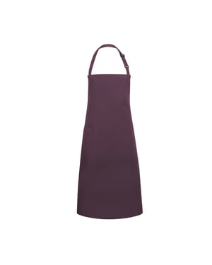 Karlowsky - Latzschürze "Basic" (Aubergine)