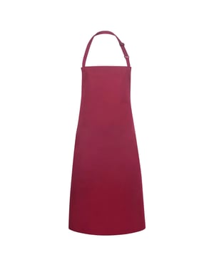 Karlowsky - Latzschürze "Basic" (Bordeaux)