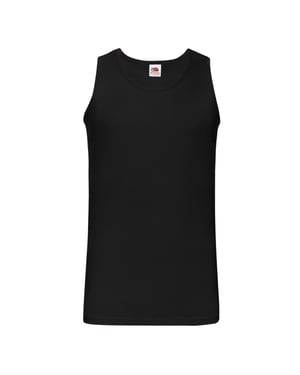 Fruit of the Loom - "Valueweight Athletic" Ärmelloses Oberteil für Herren/Damen Unisex (Schwarz)