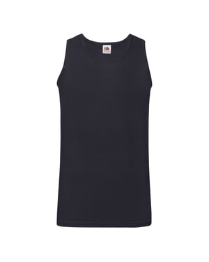 Fruit of the Loom - "Valueweight Athletic" Ärmelloses Oberteil für Herren/Damen Unisex (Marineblau)