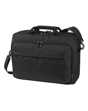 Halfar - Schultertasche "Mission", Business (Schwarz)