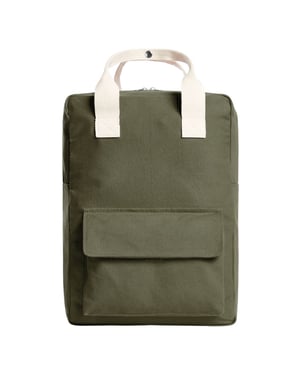 Halfar - Rucksack "Like", Unifarben (Oliv)