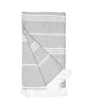 The One Towelling - Handtuch "Hamam", recyceltes Material (Aschgrau)