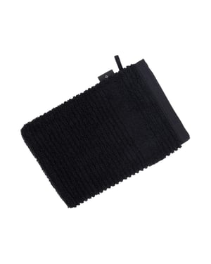 Vossen - Frotteehandtuch Waschhandschuhe "Tomorrow" (Schwarz)