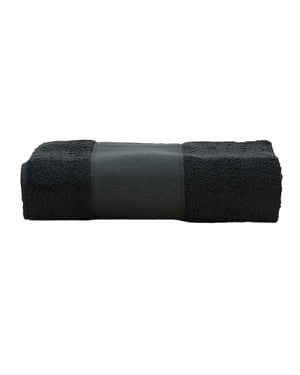 ARTG - Badetuch "Print-Me" (Schwarz)