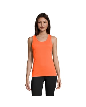 SOLS - "Sporty" Ärmelloses Oberteil für Damen (Neon-Orange)