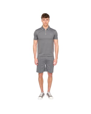 Duck and Cover - "Medford" Polo und Shorts Set für Herren, Alltag (Grau)