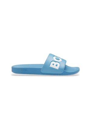 Boss Black ARYEH SLIDERS TURQUOISE AQUA
