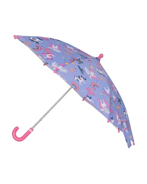 Mountain Warehouse - Kinder Einhorn Faltbarer Regenschirm (Flieder)