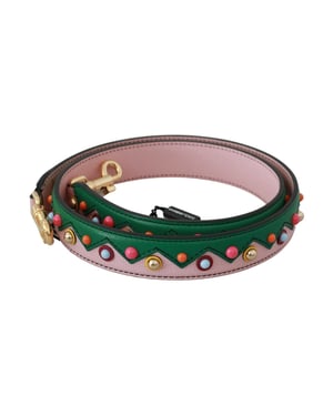 Dolce & Gabbana Schultergurt Leder Pink Handtaschenzubehör