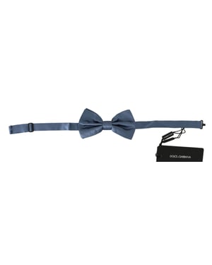 Dolce & Gabbana Blue 100% Col de cou réglable en soie
