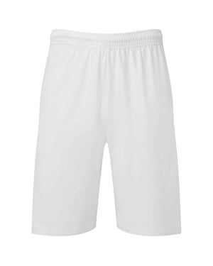 Fruit of the Loom - Shorts für Herren/Damen Unisex (Weiß)