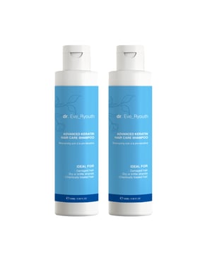 2 x ADVANCED KERATIN HAARPFLEGE SHAMPOO 100ML