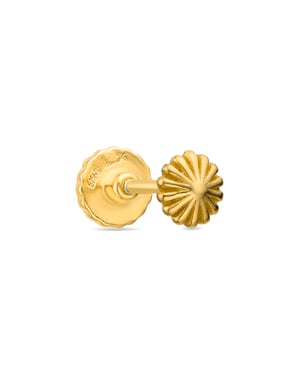 Luxenter Piercing aus 925er Sterlingsilber mit 18-karätiger Gelbgold-Finish – Adoi