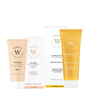 HAUTLIFTING BOOST KOLLAGEN GEL SERUM 30ml + SONNENSCHUTZ SPF 30 TAGSCREME 50ml