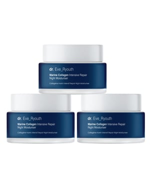 3 x MARINE COLLAGEN INTENSIVE REPARATUR NACHTFEUCHTIGKEITSCREME 50 ml