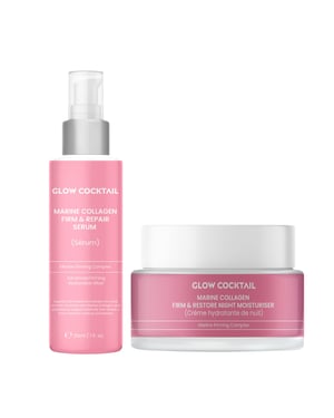 Marine Collagen Festigungs- und Reparaturserum 30ml + Marine Collagen Festigungs- und Regenerationsnachtcreme 50ml