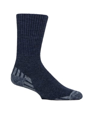 Diabetiker Woll-Wandersocken für Männer | Extra breite gepolsterte Wandersocken