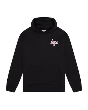 Mädchen Hoodie Kinder Lässiger Schwarzer Pullover Weiches Grafikdesign auf dem Rücken