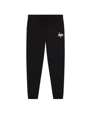 Mädchen Jogginghosen Kinder Schwarz Legere Sweatpants Weiche Bündchen Lounge-Hosen