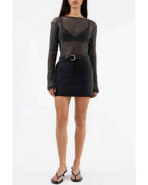 Bengalin Mini-Skort (Ohne Gürtel)