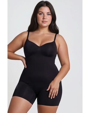 Premium Nahtloses Extra Festes Oberschenkel-Bodysuit Shapewear