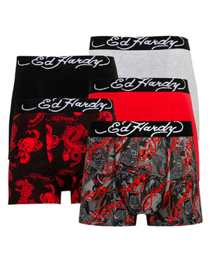 5er-Pack Herren Baumwollreiche Stretch Athieu Boxershorts Weiche Atmungsaktive Unterwäsche