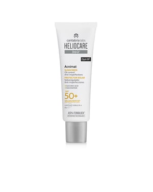 Heliocare 360° Acnimat Sonnenschutz-system Gegen Hautunreinheiten Und Mattierung Lsf 50+ 50 ml