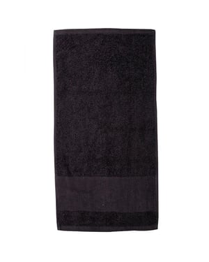 Towel City - Golf-Handtuch (Schwarz)
