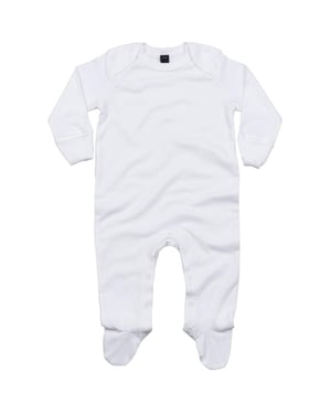 Babybugz Baby Unisex Schlafanzug aus organischer Baumwolle (Weiß)
