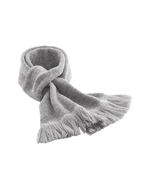 Beechfield - "Classic" Strickschal für Herren/Damen Unisex (Grau meliert)
