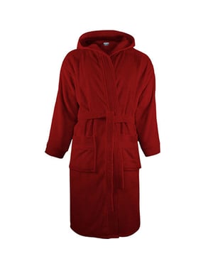 The One Towelling - Morgenmantel für Herren/Damen Unisex, mit Kapuze (Burgunderrot)