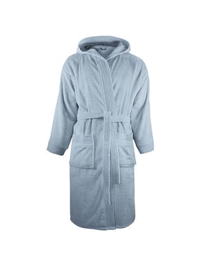 The One Towelling - Morgenmantel für Herren/Damen Unisex, mit Kapuze (Hellblau)